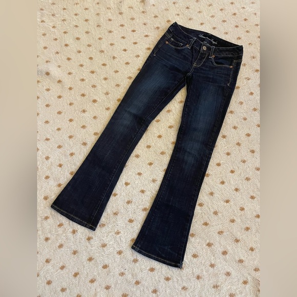 American Eagle Outfitters Blue Boot Cut Jeans - Picture 1 of 3